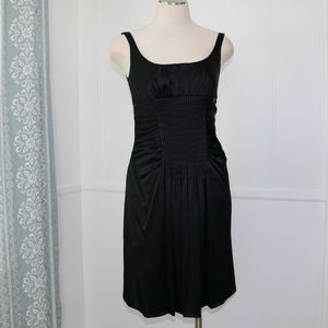 Carmen Marc Valvo Black Gorgeous 100% Silk Party Dress Size 4